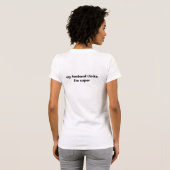 T-shirt Arrgh… je suis moi le trésor bestest du mari (Dos entier)