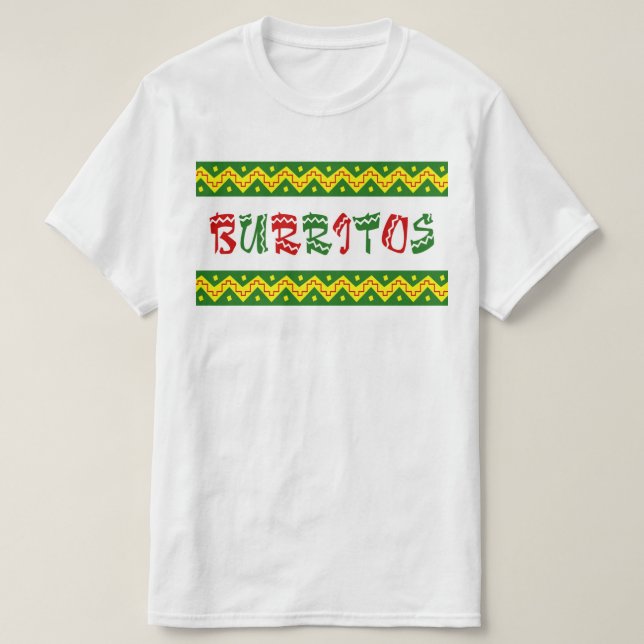 T-shirt arriba burritos (Design devant)