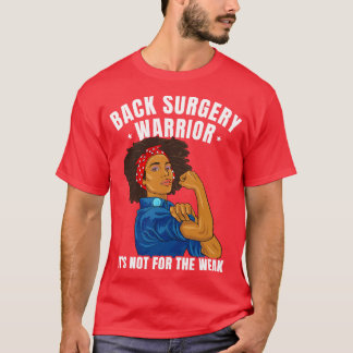 T-shirt Arrière Chirurgie Guerrière Africaine Américaine F