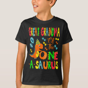 T-shirt Arrière-grand-mère du garçon du premier anniversai