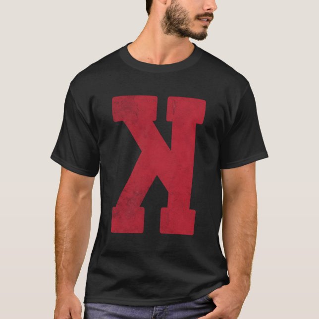 T-shirt Arrière K Strikeout Regarder Baseball (Devant)