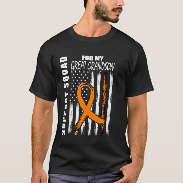 T-shirt Arrière-petit-fils partisan du drapeau de la sclér (Devant)