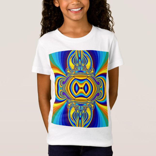 T-Shirt Arrière-plan Abstrait Coloré-14334 (Devant)