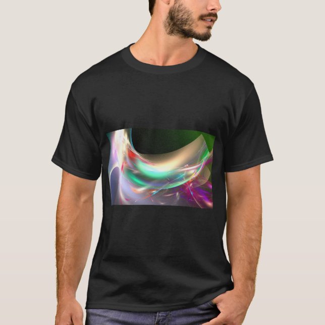 T-shirt Arrière - plan artistique fractal (Devant)