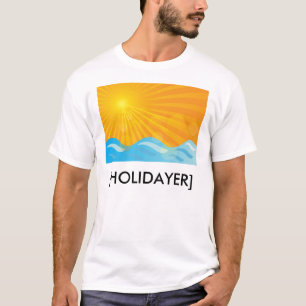T-shirt Arrière - plan chaud d'été