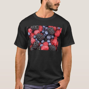 T-shirt Arrière - plan de fruits de forêt