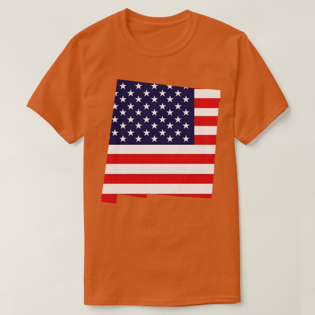 T-shirt Arrière - plan de l'indicateur de forme d'état du  (Design devant)