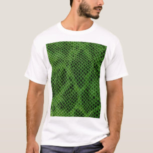 T-shirt Arrière - plan de peau de serpent exotique