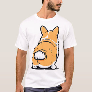 T-shirt Arrière-train de Corgi