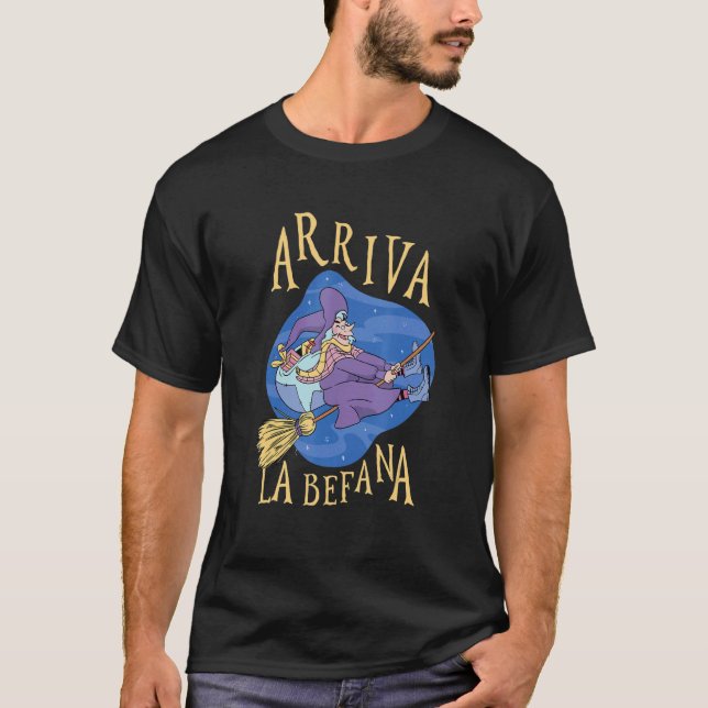 T-shirt Arriva La Befana Italian Christmas Buona Befana (Devant)