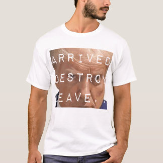 T-shirt arrivé détruire partir