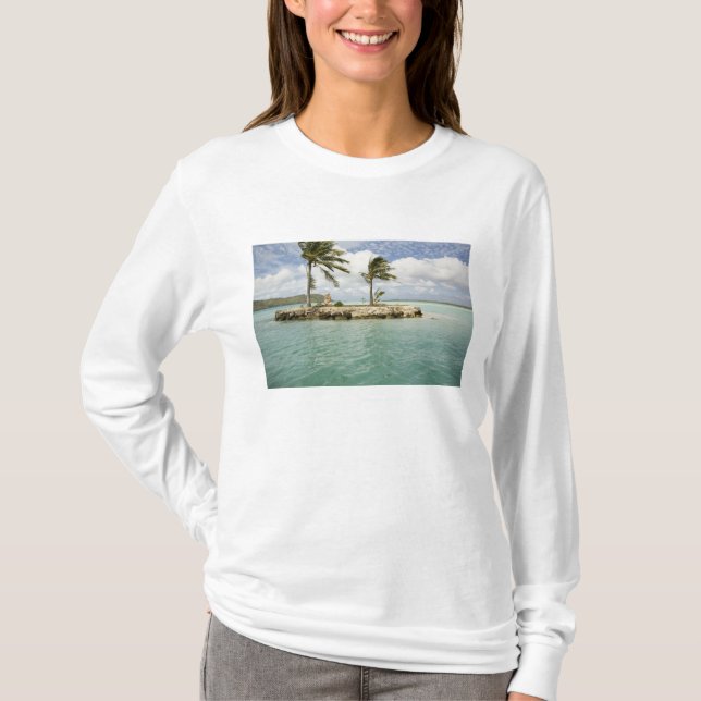 T-shirt Arrivée à l'aéroport de Bora Bora, Société (Devant)