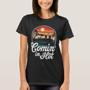 T-shirt Arrivée Chaude Drôle Pontooning Bateau Lac Bateau