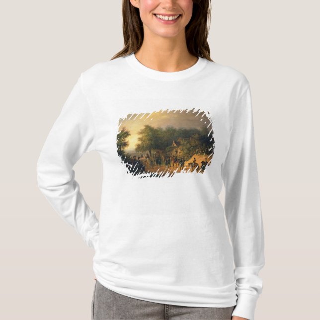 T-shirt Arrivée de Nicholas I de tsar dans le camp (Devant)