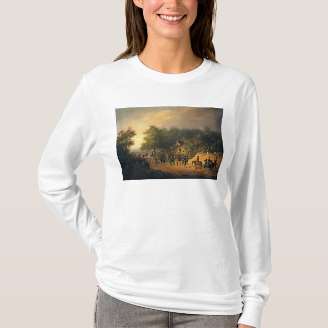 T-shirt Arrivée de Nicholas I de tsar dans le camp (Devant)