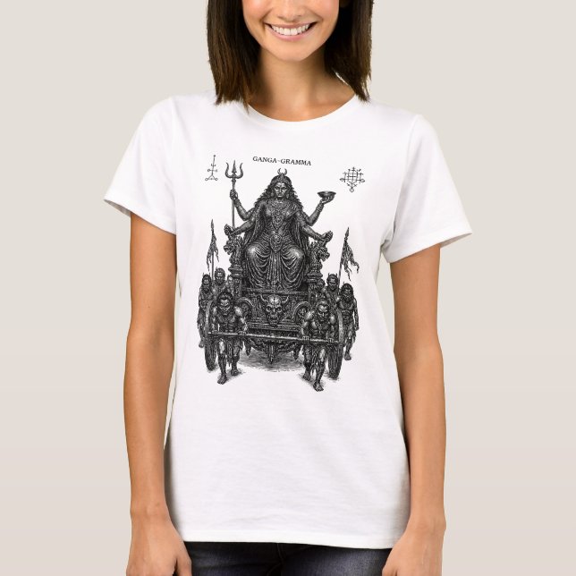 T-shirt Arrivée du char de Ganga Gramma (Devant)