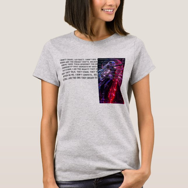 T-shirt Arrogant Queen’s Whisper - Pouvoir et confiance (Devant)