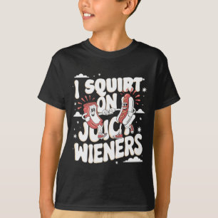 T-shirt Arrosage sur des saucisses juteuses humour de mème