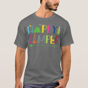 T-shirt Arrow Camper Happy Summer Camp Camping Cadeaux Hom