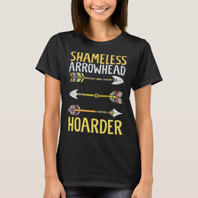 T-shirt Arrowhea Arrowhea un archéologue sans honte (Devant)