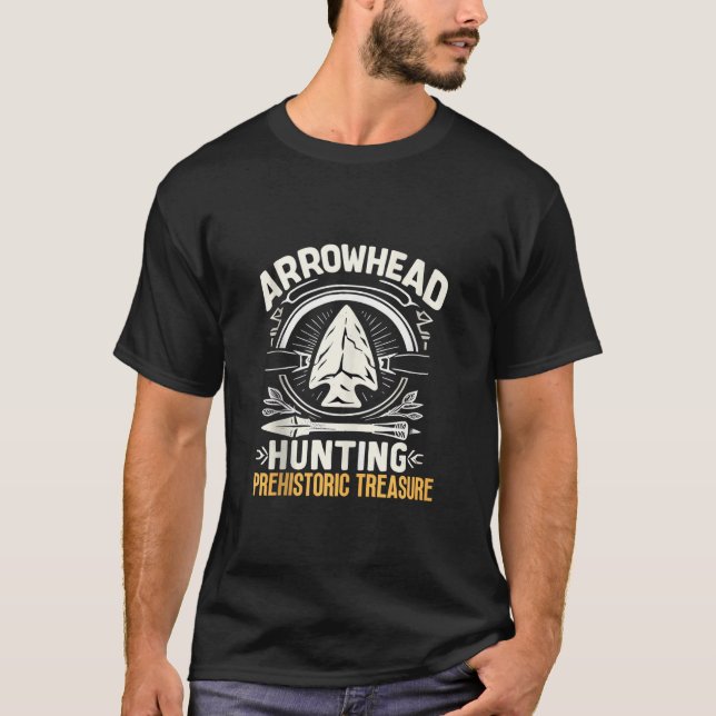 T-shirt Arrowhead Chasse Aventure Trésors antiques réservo (Devant)