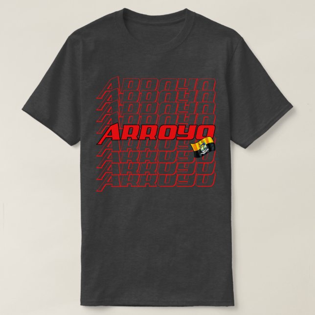 T-shirt Arroyo Cascade texte 3 (Design devant)