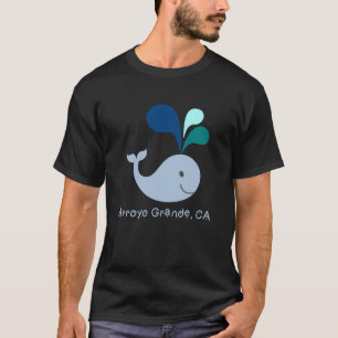 T-shirt Arroyo Grande California Cute Whale Lover Cartoon
