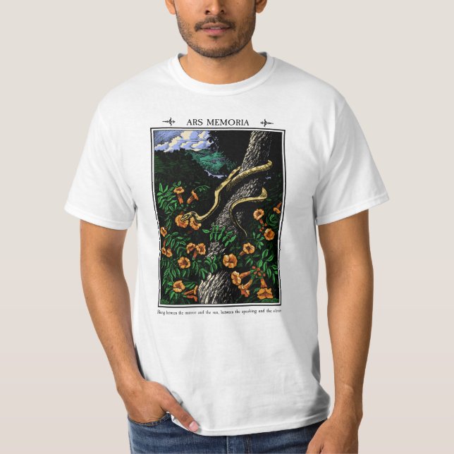 T-shirt Ars Memoria - Canto II (Devant)