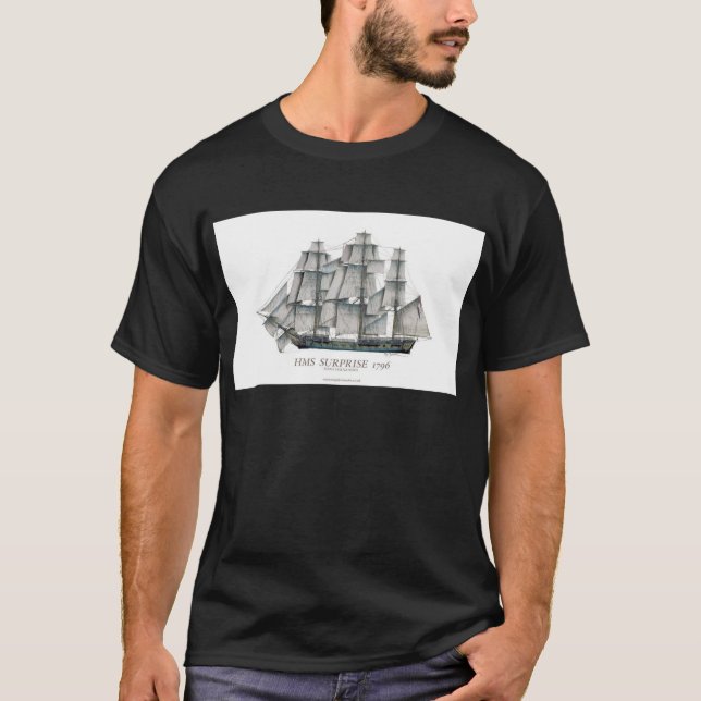T-shirt Art 1796 de surprise de voie HMP (Devant)