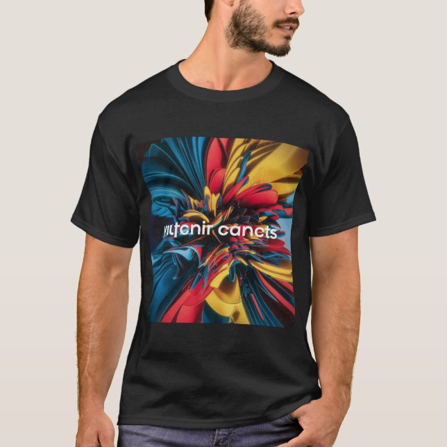 T-shirt Art Abstrait (Devant)
