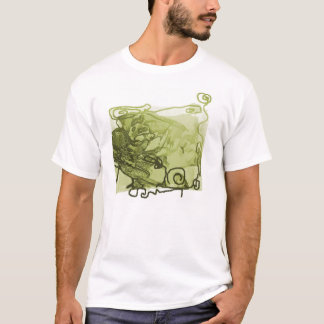 T-shirt art abstrait