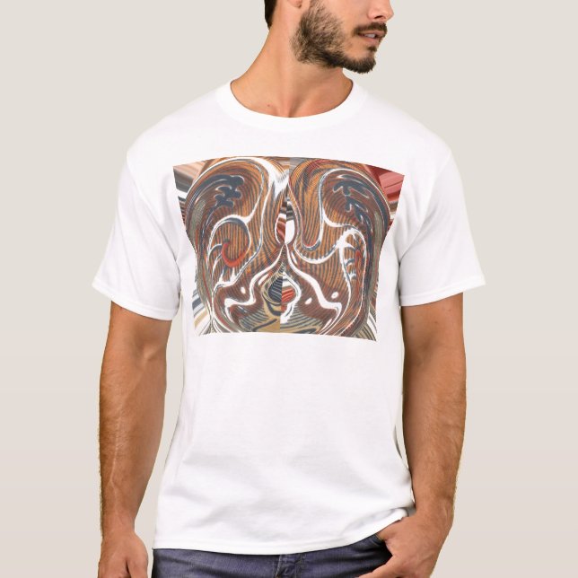 T-shirt Art Abstrait africain (Devant)