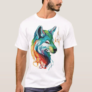 T-shirt art-Abstrait-animal-numérique-vectoriel-11210233-3