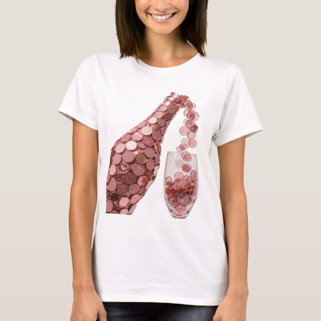 T-shirt ART ABSTRAIT Argenté Design Moderne Accrocheur (Devant)