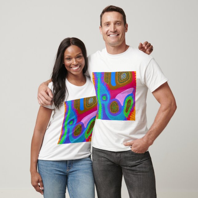 T-shirt Art Abstrait autochtone Vol 05 (Unisexe)