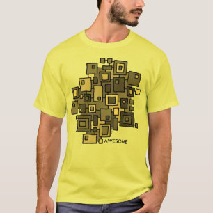 T-SHIRT ART ABSTRAIT - CITY MAPS II