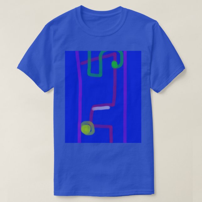 T-shirt Art Abstrait Coloré 3 (Design devant)