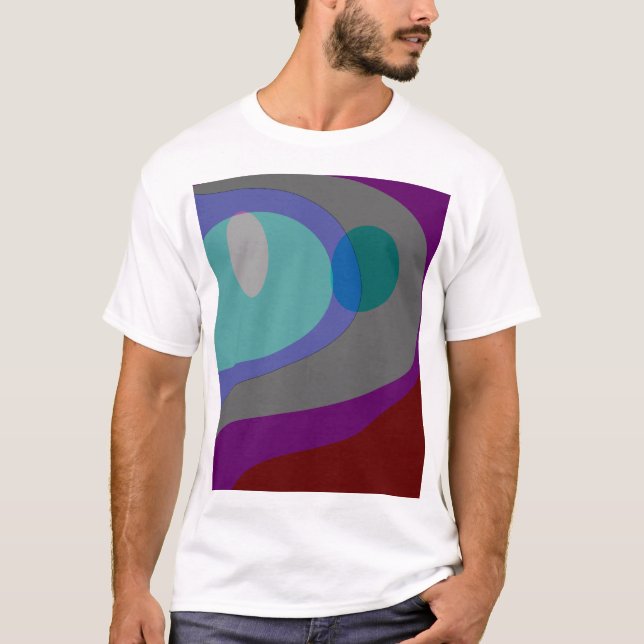 T-shirt Art Abstrait coloré 613 (Devant)