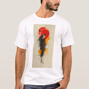 T-shirt Art Abstrait contemporain minimaliste T-Shir