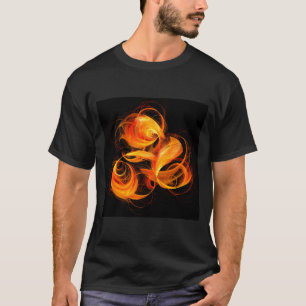 T-shirt Art Abstrait Fireball