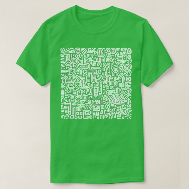 T-shirt Art Abstrait Haring inspiré 6 (Design devant)