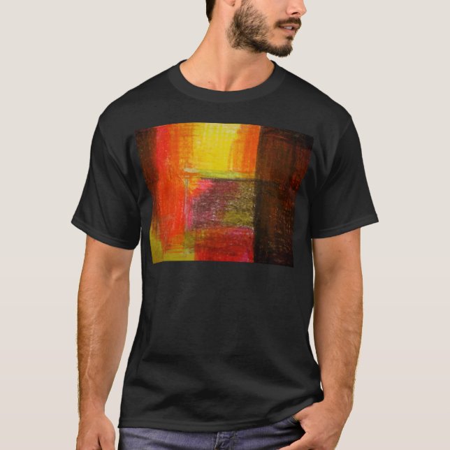 T-shirt Art Abstrait moderne (Devant)
