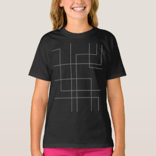 T-shirt Art abstrait, moderne, simple, motif minimaliste à