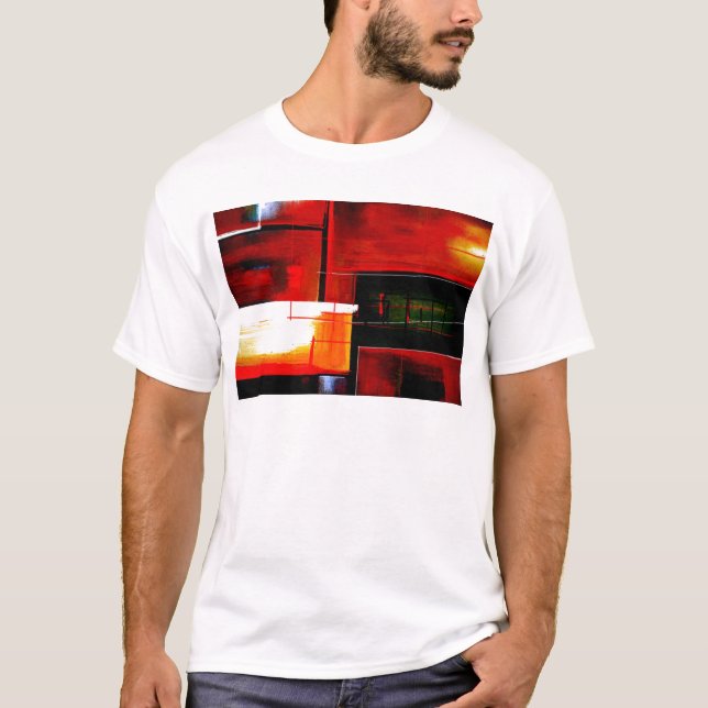 T-shirt Art Abstrait original (Devant)