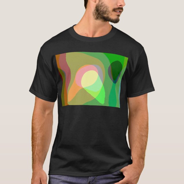 T-shirt Art Abstrait rétro super 710 (Devant)