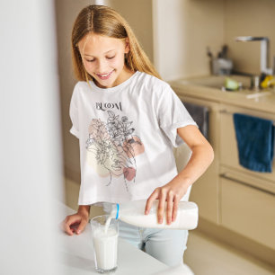 T-shirt Art Abstrait, Tons Terre