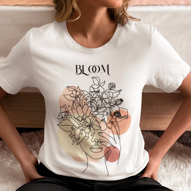T-shirt Art Abstrait, Tons Terre (Créateur téléchargé)