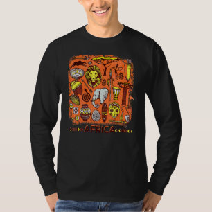 T-shirt Art africain Belle histoire noire américaine B