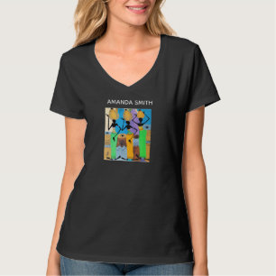 T-shirt Art africain, couleurs heureuses kaléidoscopiques