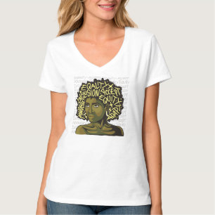 T-shirt Art africain puissant sur l'équité et l'inclusion